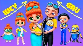 Mi Villano Favorito 4: ¡Gru y Lucy crecen! 32 Manualidades para LOL OMG