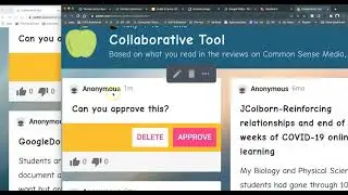 Padlet - How to Moderate Wall