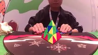 Rubik's Cube Asia Championship 2024 Day 3 Pyraminx Round 1: 8.96 second average