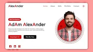 Responsive Personal Portfolio Website | HTML CSS & JavaScript | Light & Dark Mode