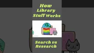 📚 How Library Stuff Works | Search Vs Research 📙