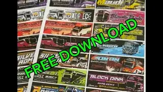 Stiker Bus Basuri Terbaru Kumpulan Gambar Bus File Corel Free Download / Part #1