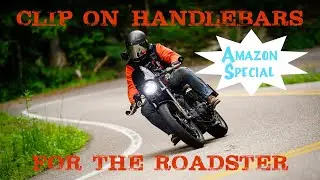 Installing clip-on bars on a Sportster Roadster - Amazon Special