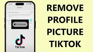 How To Remove Profile Picture TikTok 2025