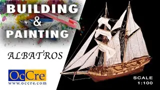 Building Albatros ship Scale 1/100 | Step by step Part 10 - Boat deck | Occre Model Kit