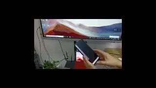 Mobile phone anti-control computer and large screen