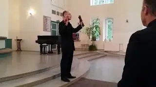 Концерт духовной музыки. Маргарита Еськина (орган), Владимир Парунцев (блокфлейта)