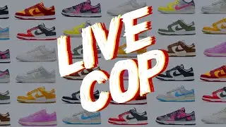 LIVE COP: Nike Dunk Restocks!!!!