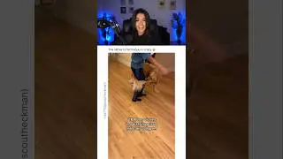 HER DOG'S TECHNIQUE IS CRAZY.. 😭
