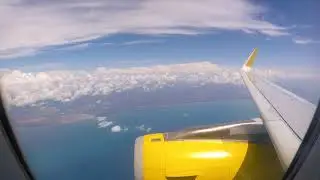 Ibiza Rome Vueling Takeoff Landing Airbus A320 by Gopro