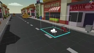 VR paperboy like demo Unity HTC Vive