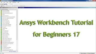 Fluent Analysis : Ansys Workbench Tutorial for Beginners 