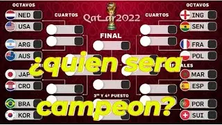 Prediccion de los octavos de final del mundial de qtar 2022 - Machorro3000