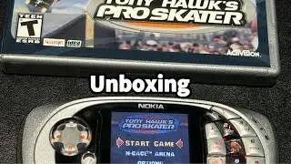 Tony hawk unboxing for the N gage