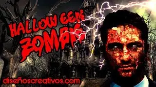 🔴 ZOMBIE !! Effect of HALLOWEEN zombie on PHOTOSHOP ® ⭐⭐⭐⭐⭐