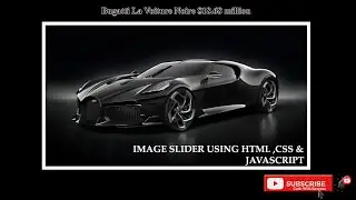 How To Create An Image Slider In HTML, CSS & Javascript | Image SlideShow | Code With Raveena