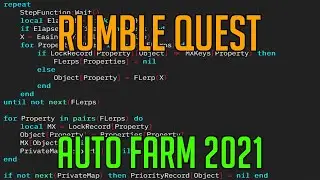 RUMBLE QUEST | HACK/SCRIPT | AUTO FARM MAY 2021 [OPEN SOURCE]