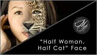 "Half Woman, Half Animal" Face in Photoshop (HD)