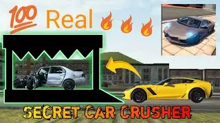 Extreme Car Driving Simulator : I found a Car Crusher : Secret Places 2021