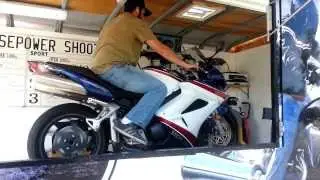 Stock 2007 VFR800 Dyno
