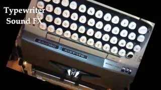Typewriter Sound Effects