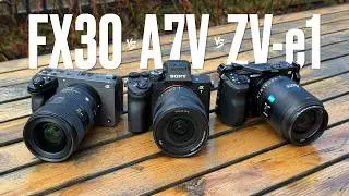 Sony A7V vs FX30 vs ZV-e1 - The Real Differences
