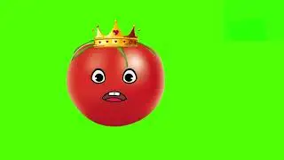 COPYRIGHT FREE GREEN SCREEN TALKING TOMATO| GREEN SCREEN WALKING SUPER HERO TOMATO| LET'S TUBE|
