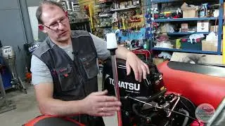Distance on tiller Tohatsu 9.9 boat equipment RIB Navigator 370R from the company 
