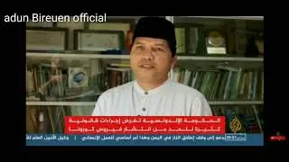 Shalat tarawih di masjid raya Baiturrahman di liputi stasiun TV Arab