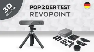 Revopoint Pop 2 3D-Scanner im Test - Lieferumfang, mobiles Scannen, Drehteller, ... - Deutsch OKM3D