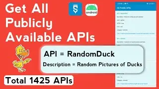 How I made an app to get All Publicly Available APIs | Full Tutorial in Sketchware pro