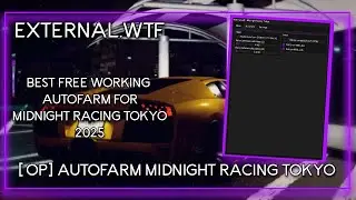 [OP] Roblox Midnight Racing Tokyo AUTOFARM N SPEED SCRIPT GUI - AUTOFARM - SPEED - PASTEBIN 2025