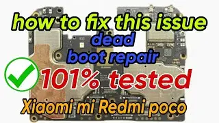 NO POWER POCO X3 DEAD BLACK SCREEN REPAIR TIPS