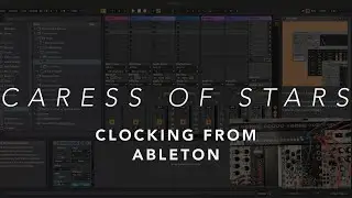 Clocking Caress from Ableton using CV Tools