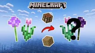 “Crafting” Minecraft Flowers IRL Using Wooden Blocks! Thanks to @CelynHaf  the Idea! | SB Art