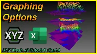 XYZ Mesh v9 Tutorials part 4 - The Graphing Options and Types inside of XYZ Mesh