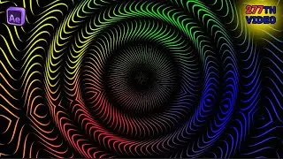 After Effects Tutorial_ Create Lines Background Animation in After Efects. no plugin.