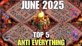 TOP -05 STRONG TH16 WAR BASE WITH COPY LINKS || TH16 ANTI - EVERYTHING || TH16 UNBEATEN BASE