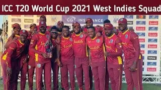west Indies ICC T20 world Cup squad 2021