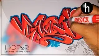 Drawing Graffiti on Paper #3 | Maonz HD