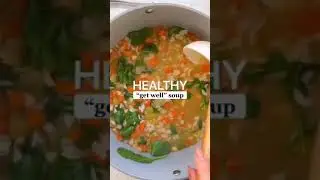 Cozy Veggie Soup | Cozy Soup Recipe #shorts #soup #recipe