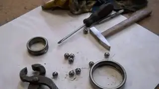 Разборка подшипника