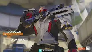 Overwatch 2 SOLDIER 76 spawn kill with Helix Rocket 