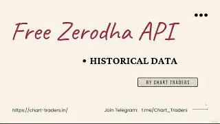 Free Zerodha API: Historical Data