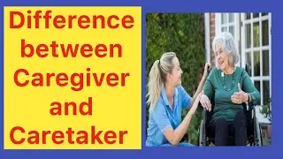 Caregiver and Caretaker #caregiver #caretaker #English #uk