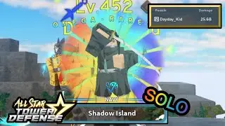 SOLO New Shadow Island Raid (kinda..) | Free Muichiro 6 Star - All Star Tower Defense