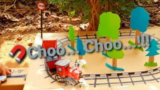 DIY Choo Choo Train. #cardboardcraft