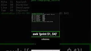 Linux Commands – Part 32 | AWK Command (Part 1)