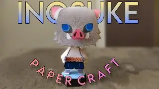 Inosuke Hashibira • Mini Papercraft • Demon Slayer