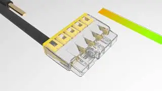 How To Use WAGO 2773 PUSH WIRE® Splicing Connector; For Solid and Stranded Conductors.